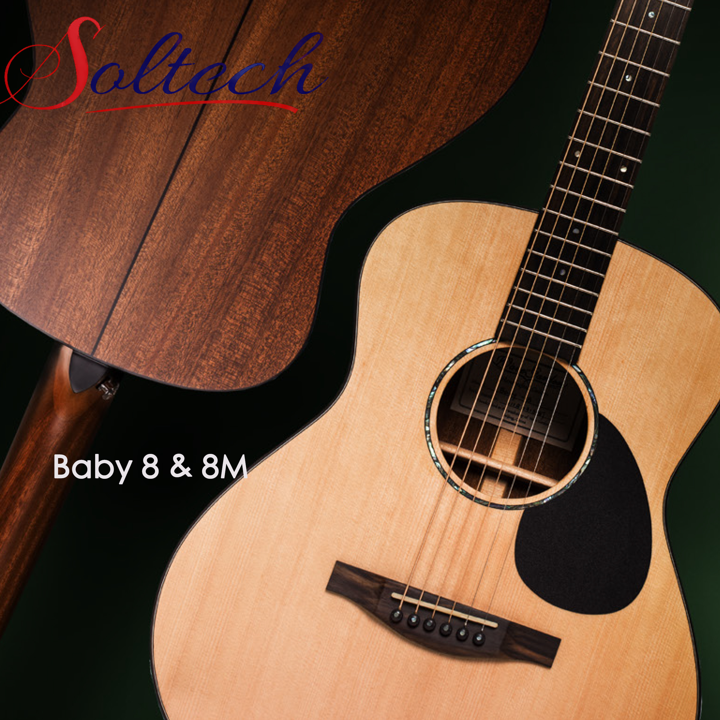 Baby 8& 8m acoustic guitar with Rosewood - Guizhou Soltech 