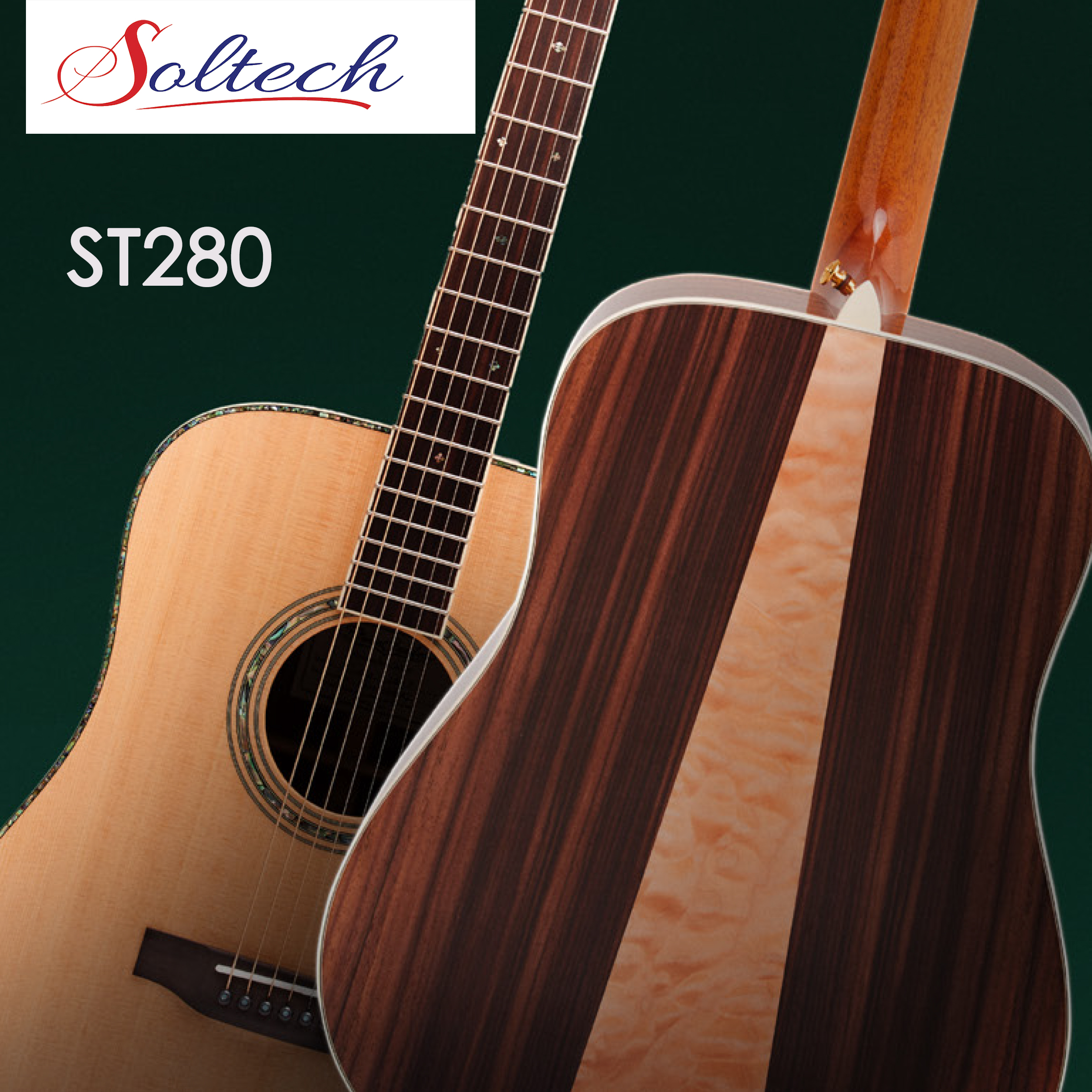 ST280 Acoustic Guitar with Sitka Wood - Guizhou Soltech 