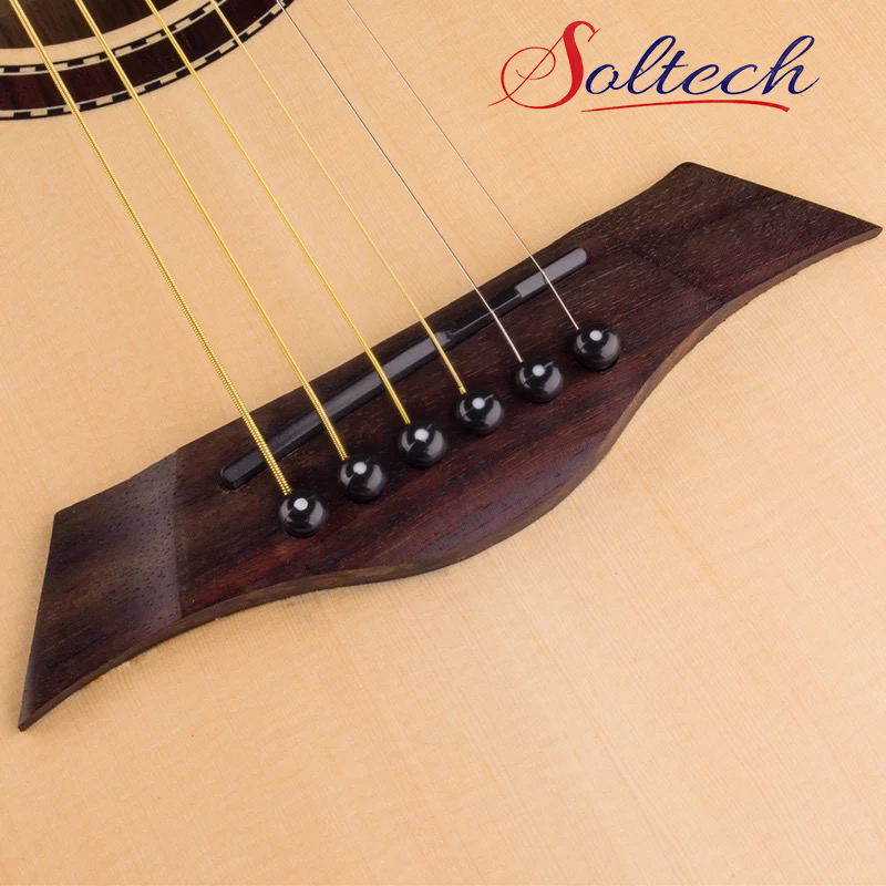 Cutaway Spruce Acoustic Guitar - Guizhou Soltech Guitars&Ukulele