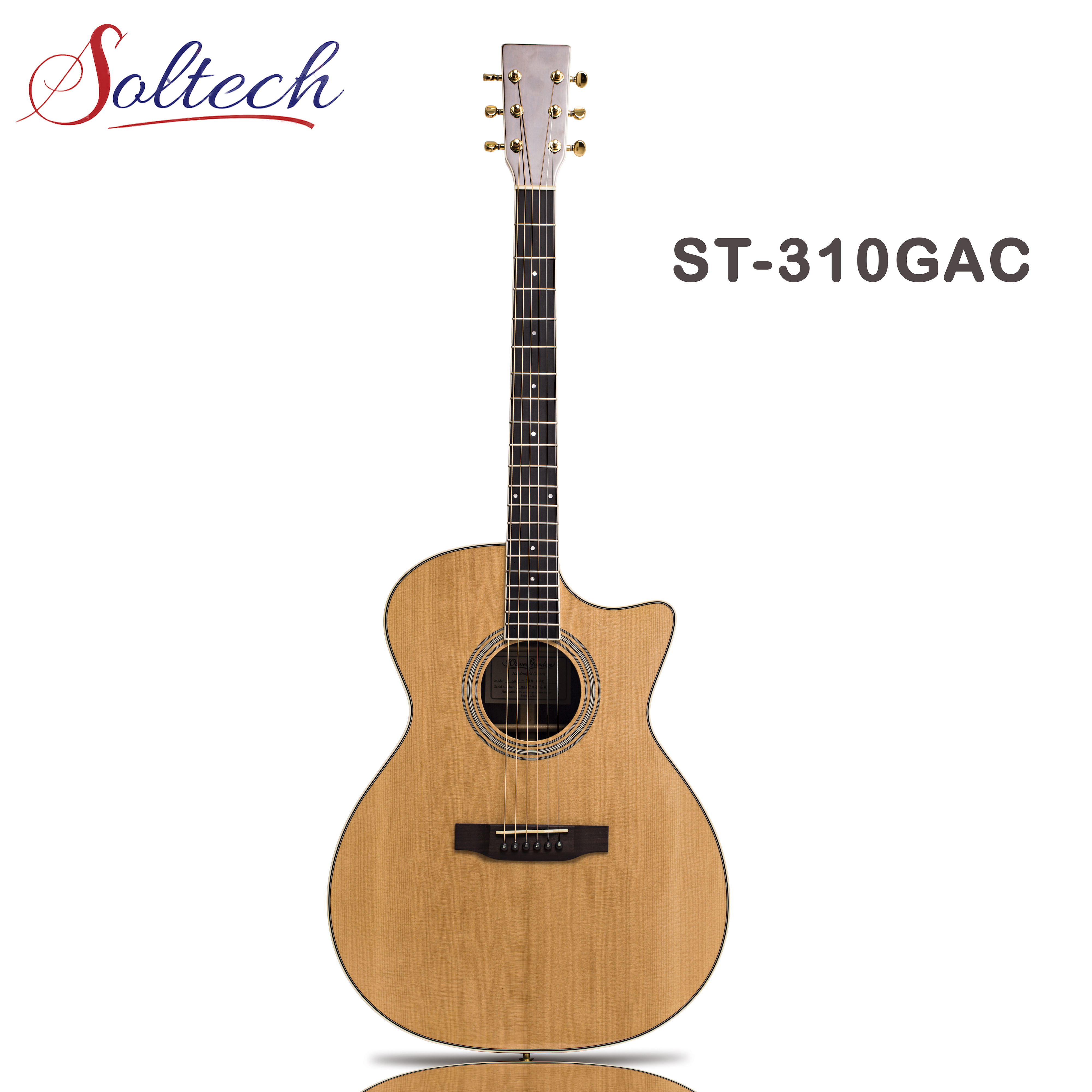 ST-310GAC Acoustic Guitar - Guizhou Soltech Guitars&Ukulele